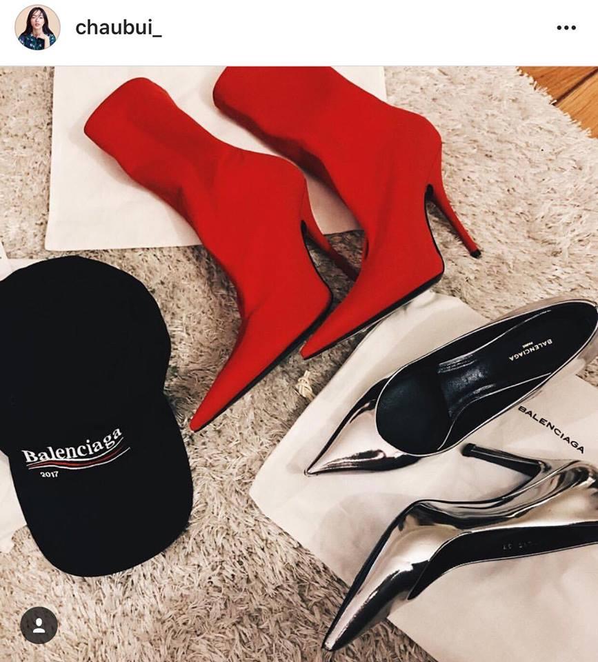 Thiết kế ankle boots đỏ rực của Balenciaga đánh gục cả Ngọc Trinh lẫn Châu Bùi-4