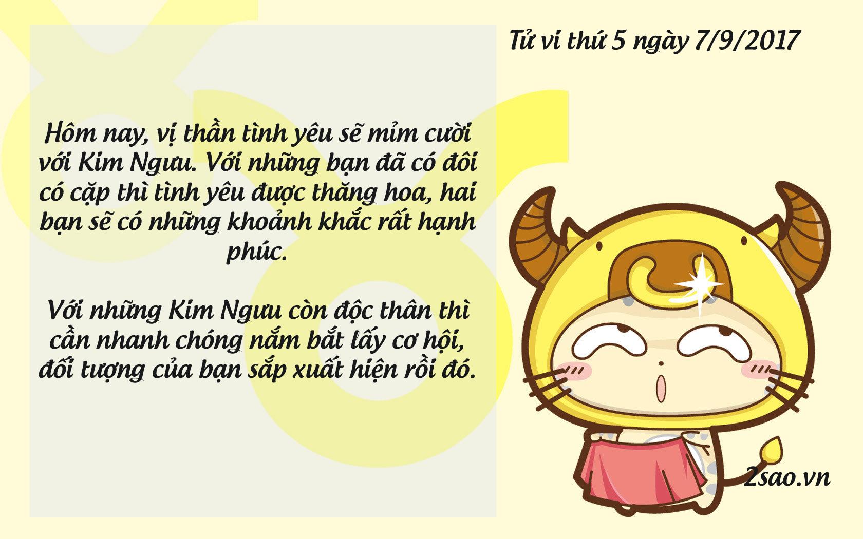 Tử vi thứ 5 ngày 7/9/2017 của 12 cung hoàng đạo-2