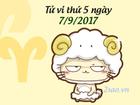 Tử vi thứ 5 ngày 7/9/2017 của 12 cung hoàng đạo