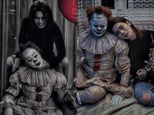 Hết hóa trang Annabelle, BB Trần khiến cả thế giới khiếp sợ với bộ ảnh bên 'ác ma' Pennywise