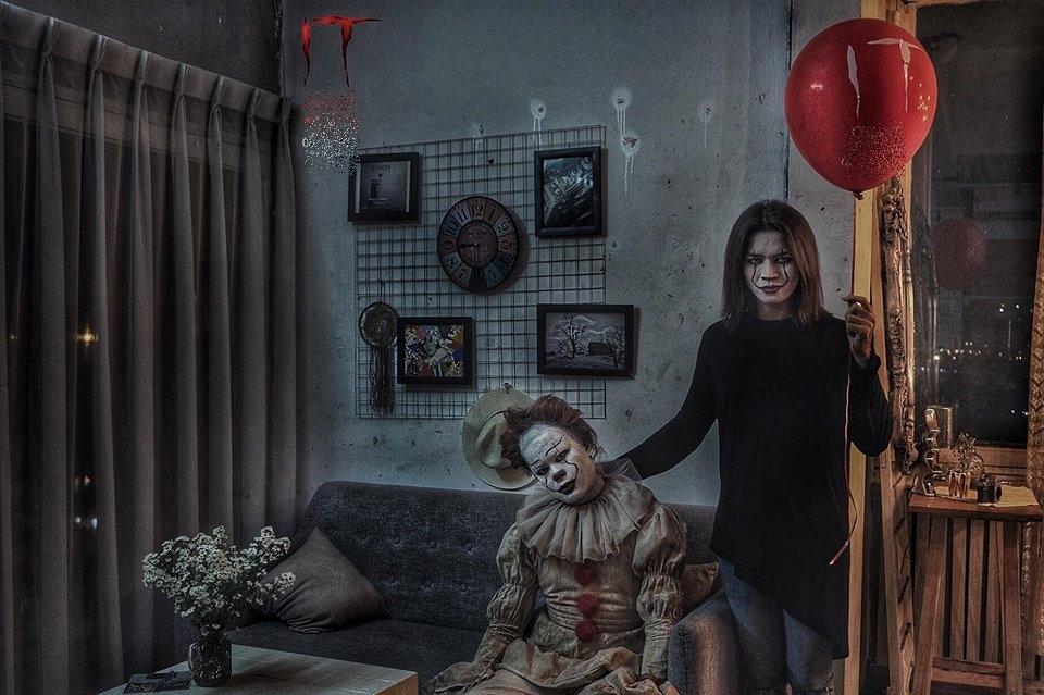Hết hóa trang Annabelle, BB Trần khiến cả thế giới khiếp sợ với bộ ảnh bên ác ma Pennywise-7