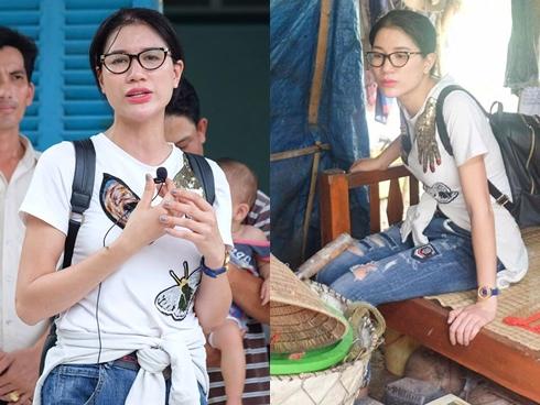 Bị chê ăn mặc lố lăng khi đi làm từ thiện, Trang Trần đáp trả: 'Tôi không phải hoa hậu lụa là gấm vóc'
