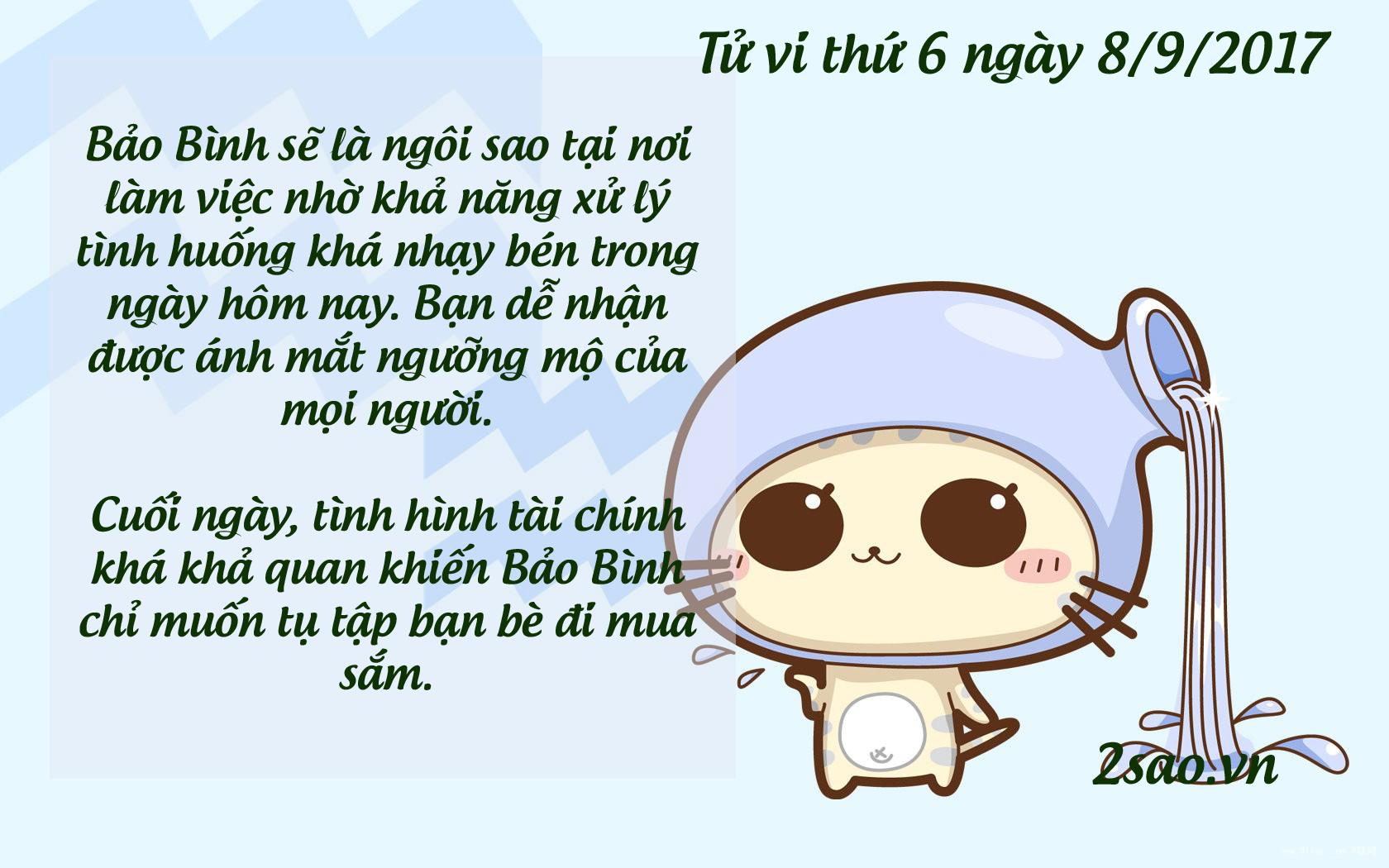 Tử vi thứ 6 ngày 8/9/2017 của 12 cung hoàng đạo-11