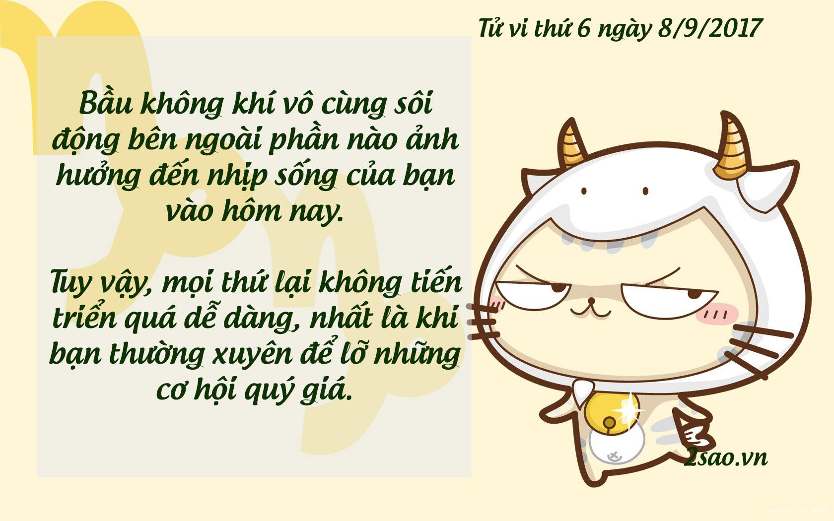 Tử vi thứ 6 ngày 8/9/2017 của 12 cung hoàng đạo-10