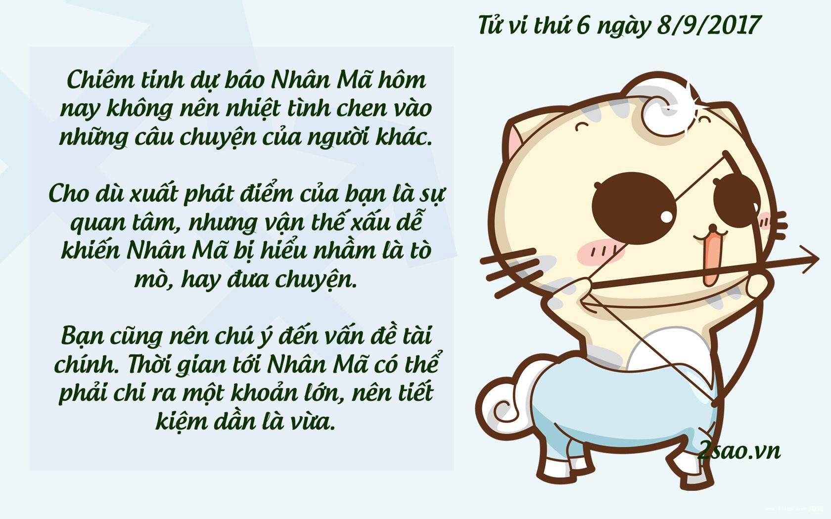 Tử vi thứ 6 ngày 8/9/2017 của 12 cung hoàng đạo-9