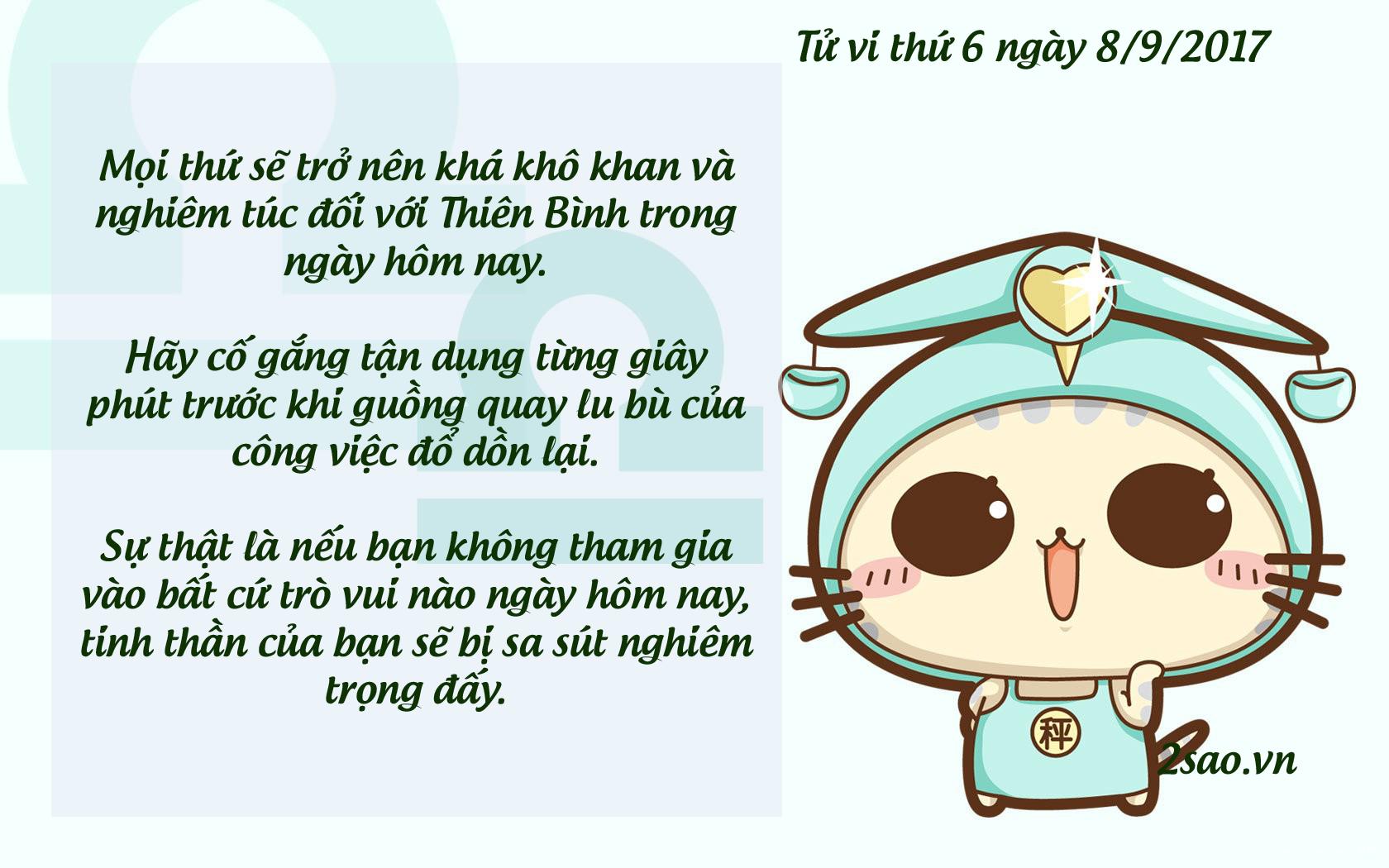 Tử vi thứ 6 ngày 8/9/2017 của 12 cung hoàng đạo-7