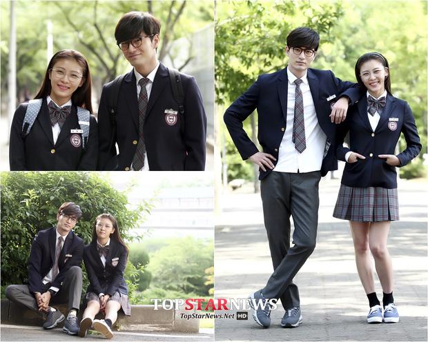 30, 40 tuổi sao Hàn vẫn cạnh tranh độ trẻ khi liên tục mặc đồng phục tới trường-7
