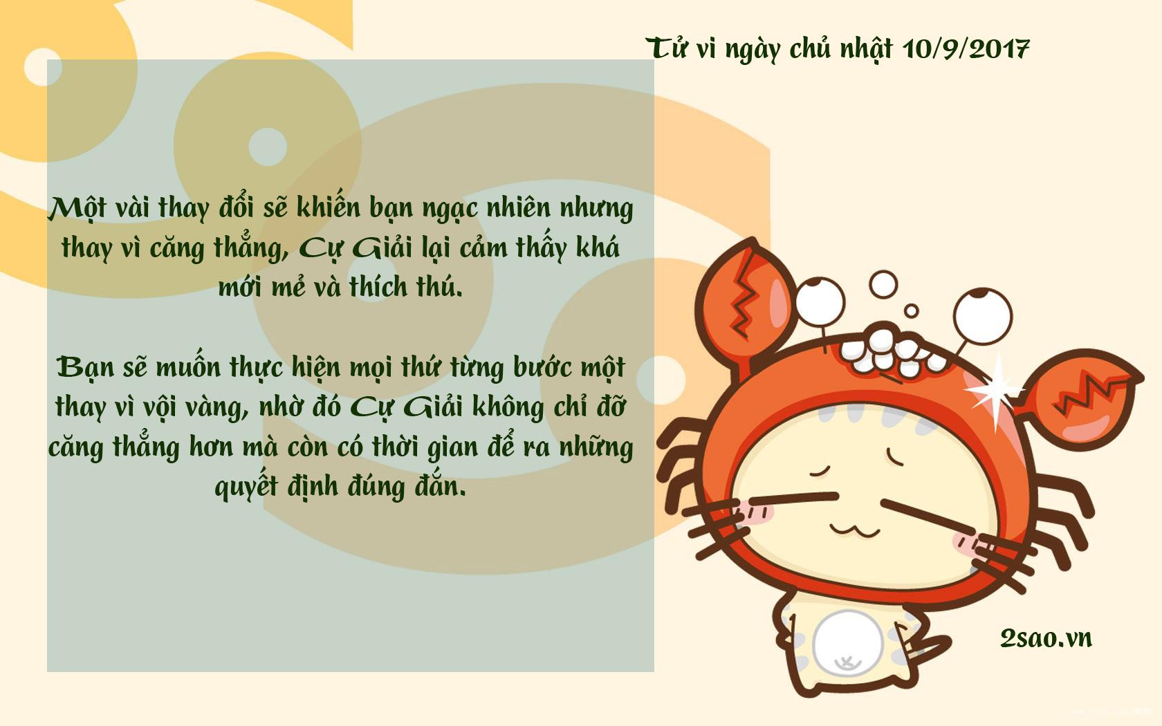 Tử vi chủ nhật ngày 10/9/2017 của 12 cung hoàng đạo-4