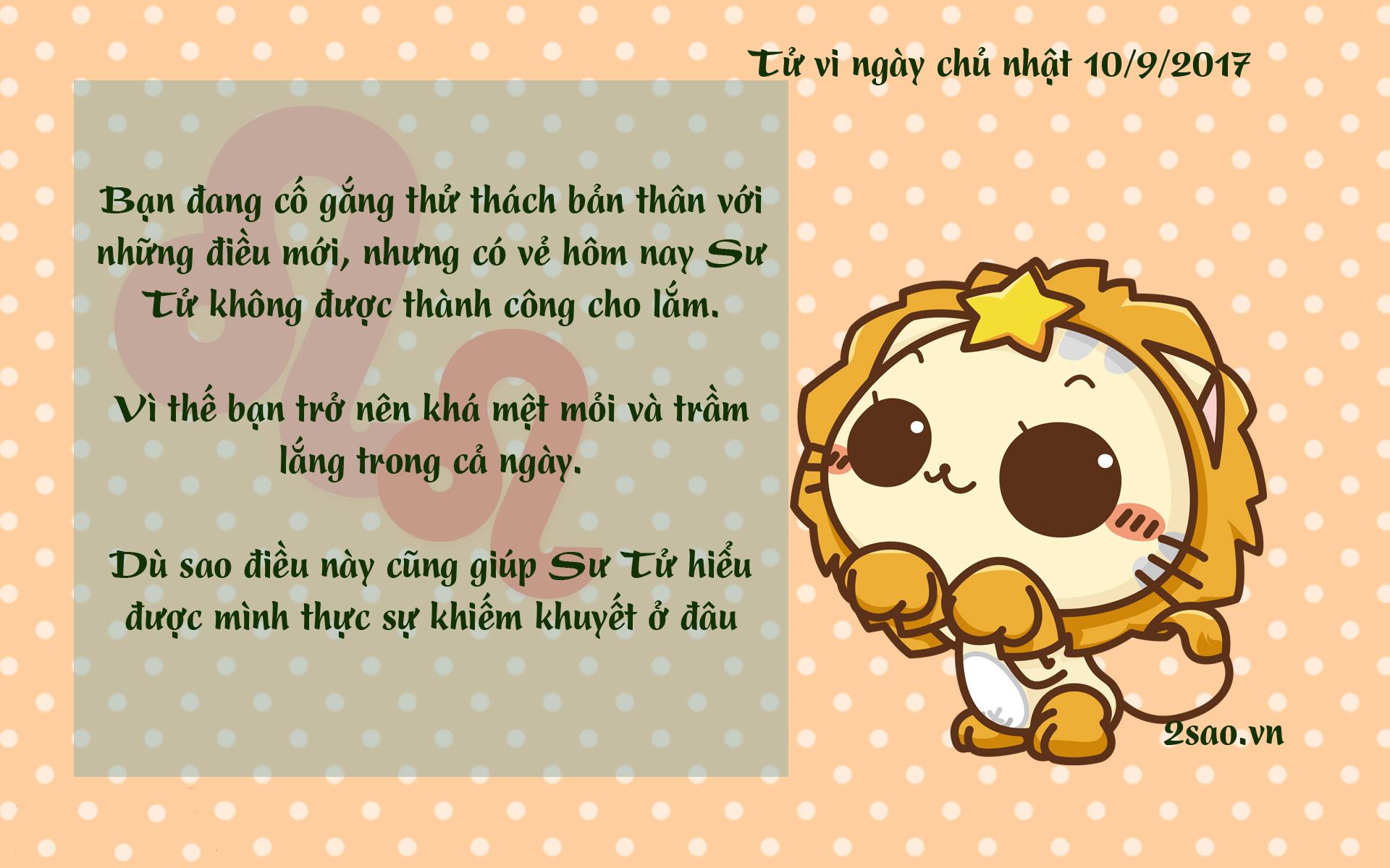 Tử vi chủ nhật ngày 10/9/2017 của 12 cung hoàng đạo-5