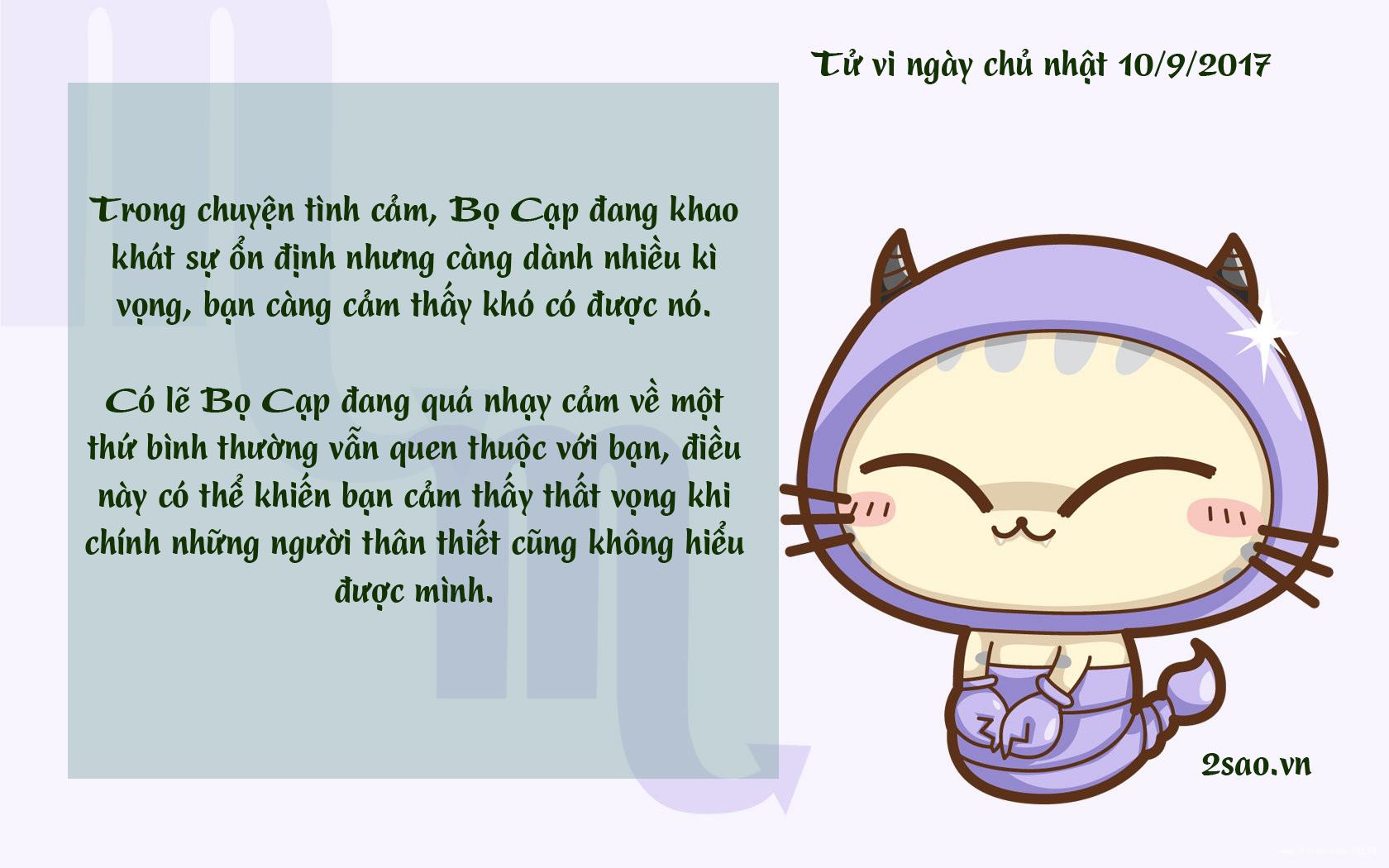 Tử vi chủ nhật ngày 10/9/2017 của 12 cung hoàng đạo-8