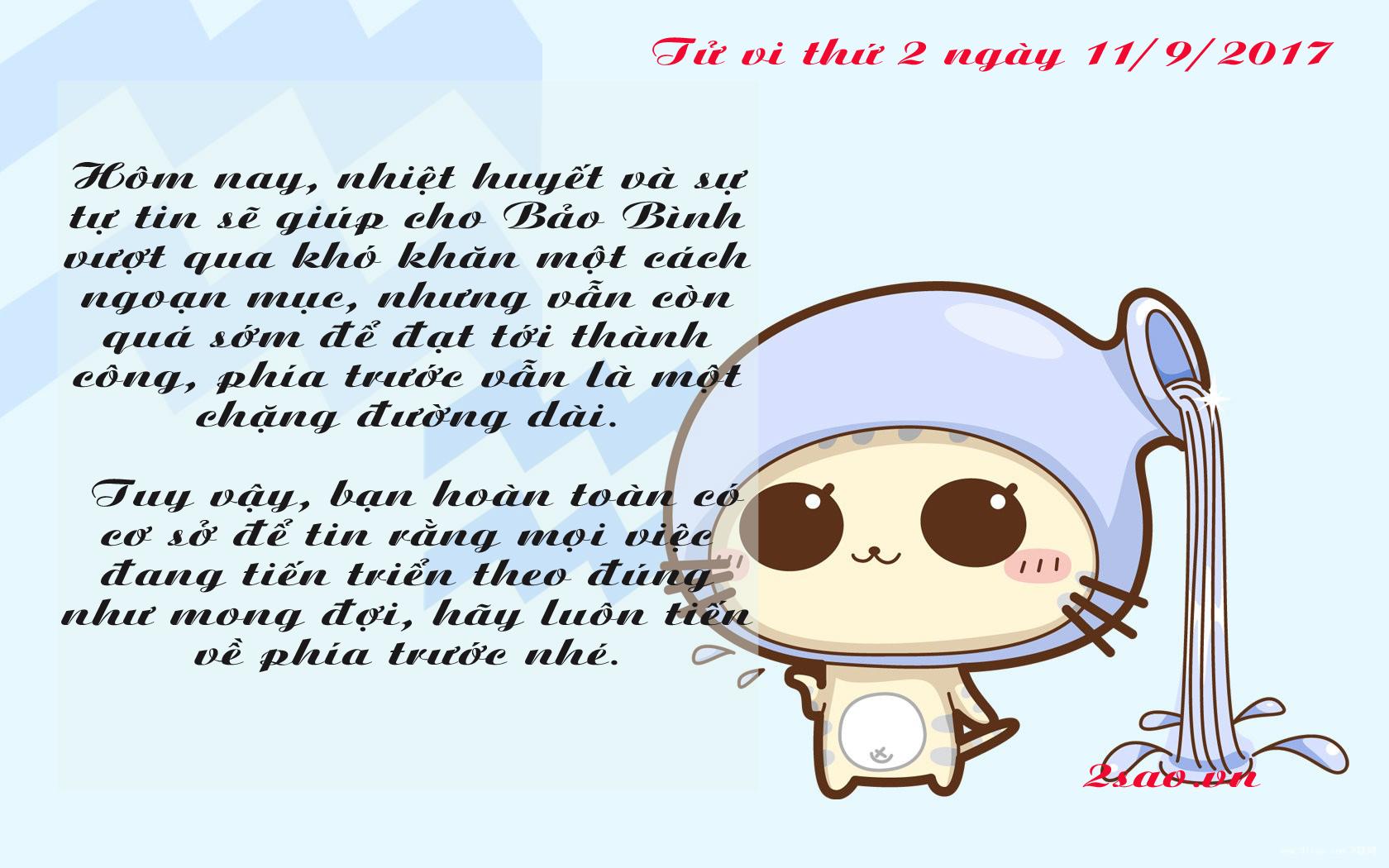 Tử vi thứ 2 ngày 11/9/2017 của 12 cung hoàng đạo-11