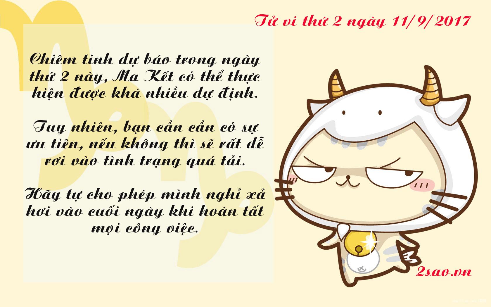 Tử vi thứ 2 ngày 11/9/2017 của 12 cung hoàng đạo-10