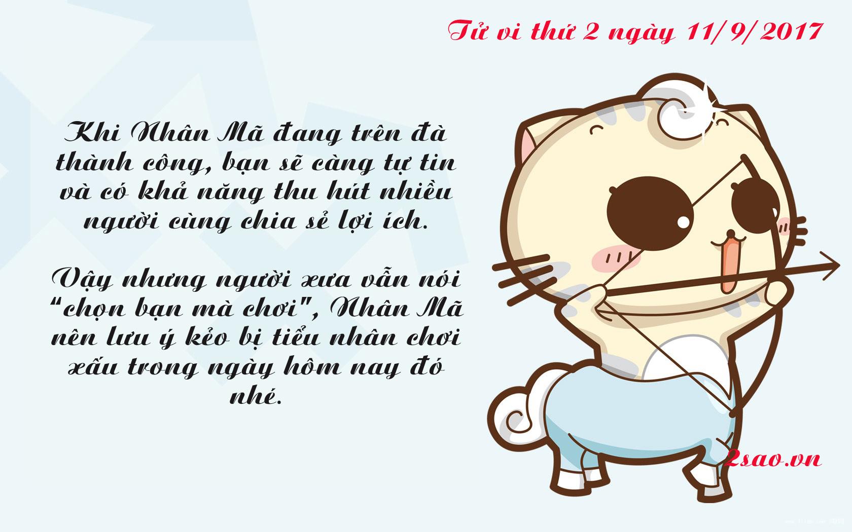 Tử vi thứ 2 ngày 11/9/2017 của 12 cung hoàng đạo-9