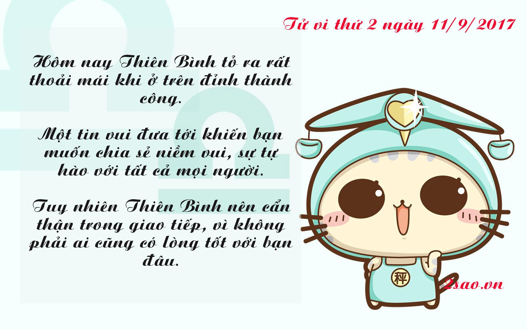 Tử vi thứ 2 ngày 11/9/2017 của 12 cung hoàng đạo-7