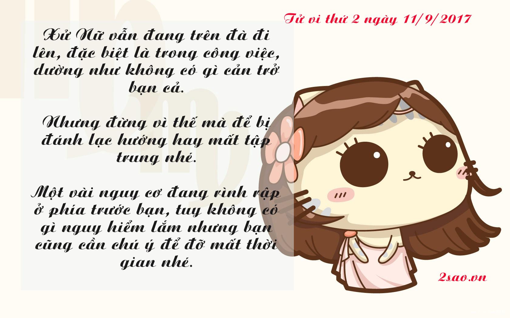 Tử vi thứ 2 ngày 11/9/2017 của 12 cung hoàng đạo-6