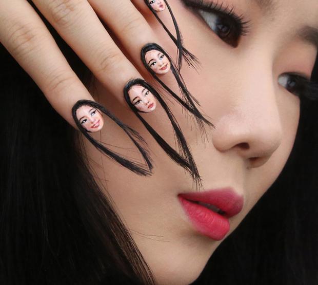 Mốt móng tay tự sướng nhưng lại khiến người ta liên tưởng tới cô hồn-1
