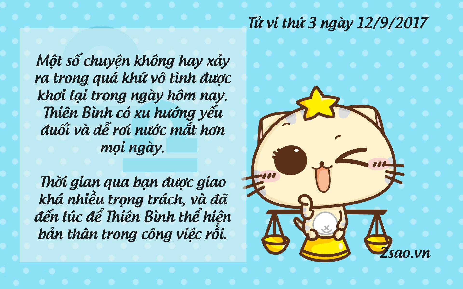 Tử vi thứ 3 ngày 12/9/2017 của 12 cung hoàng đạo-7