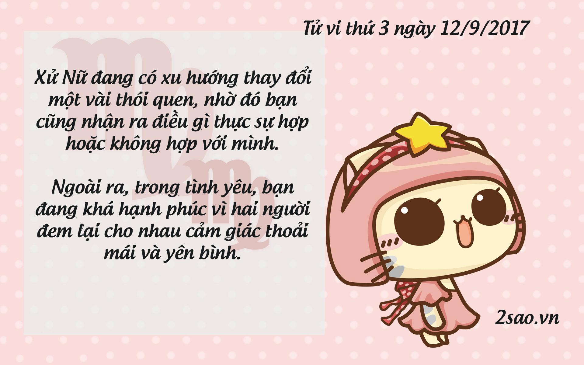 Tử vi thứ 3 ngày 12/9/2017 của 12 cung hoàng đạo-6