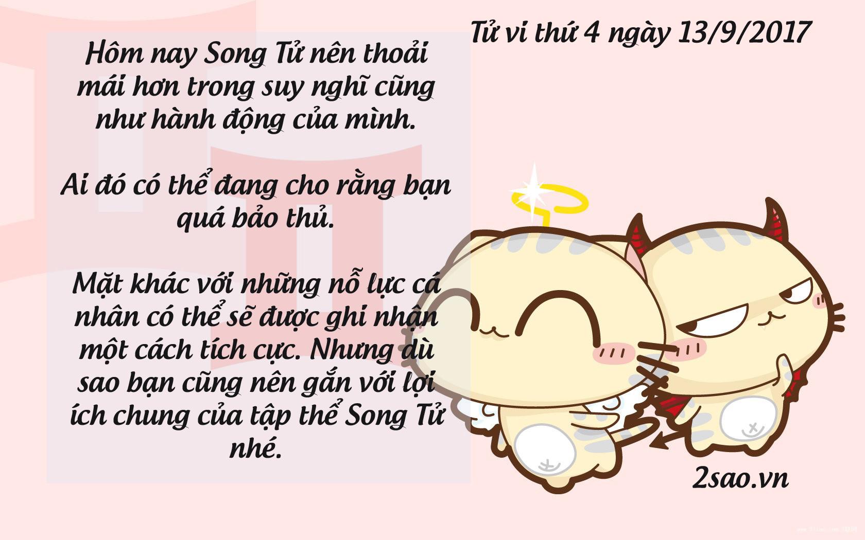 Tử vi thứ 4 ngày 13/9/2017 của 12 cung hoàng đạo-3