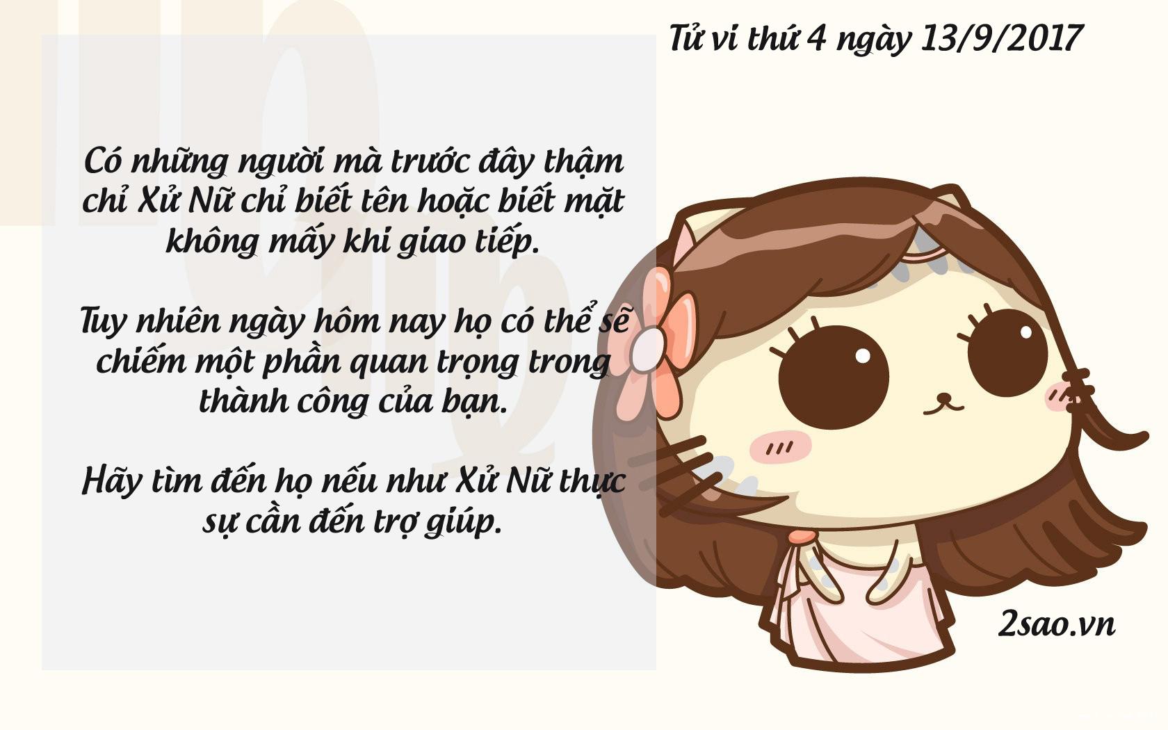 Tử vi thứ 4 ngày 13/9/2017 của 12 cung hoàng đạo-6