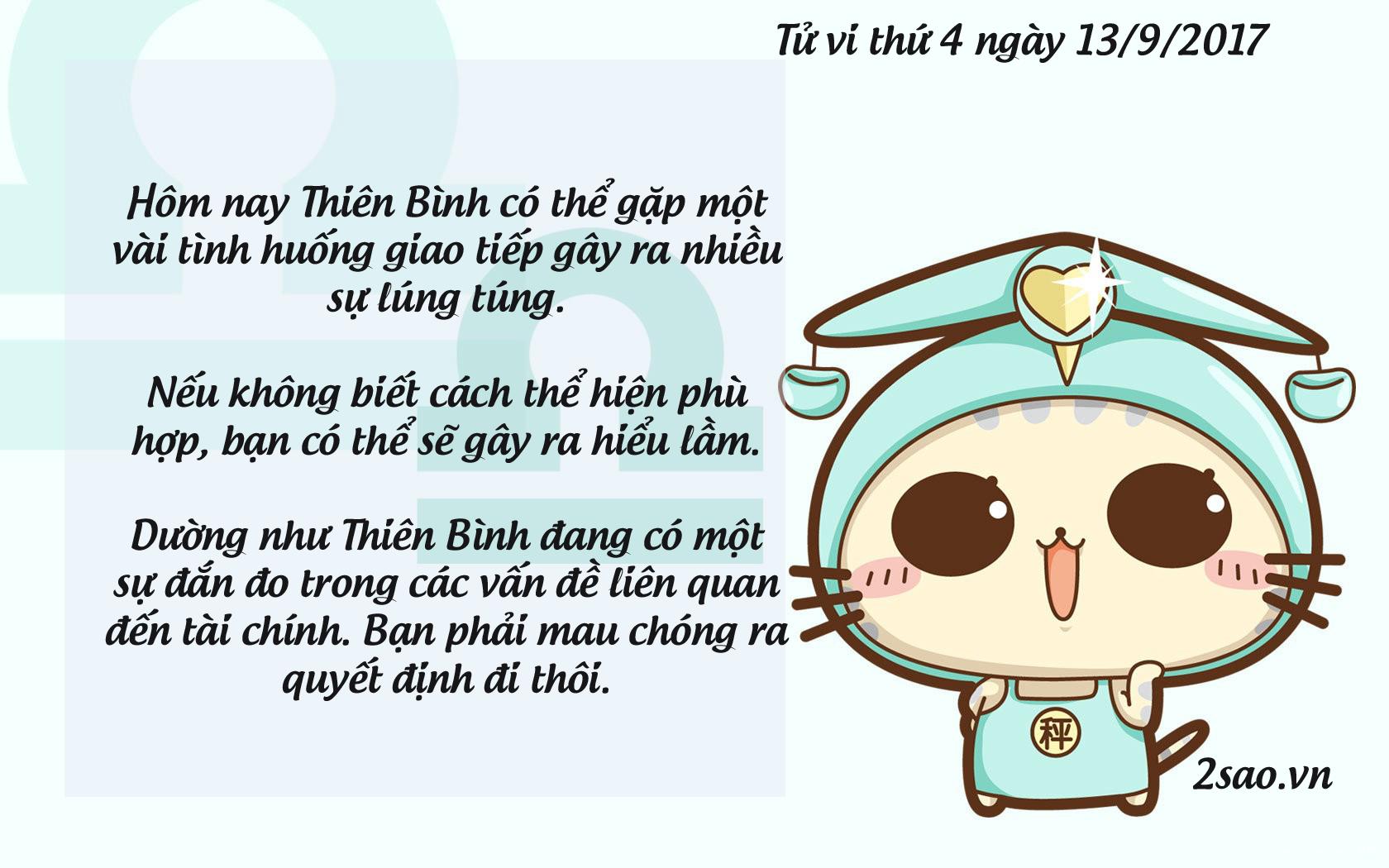 Tử vi thứ 4 ngày 13/9/2017 của 12 cung hoàng đạo-7