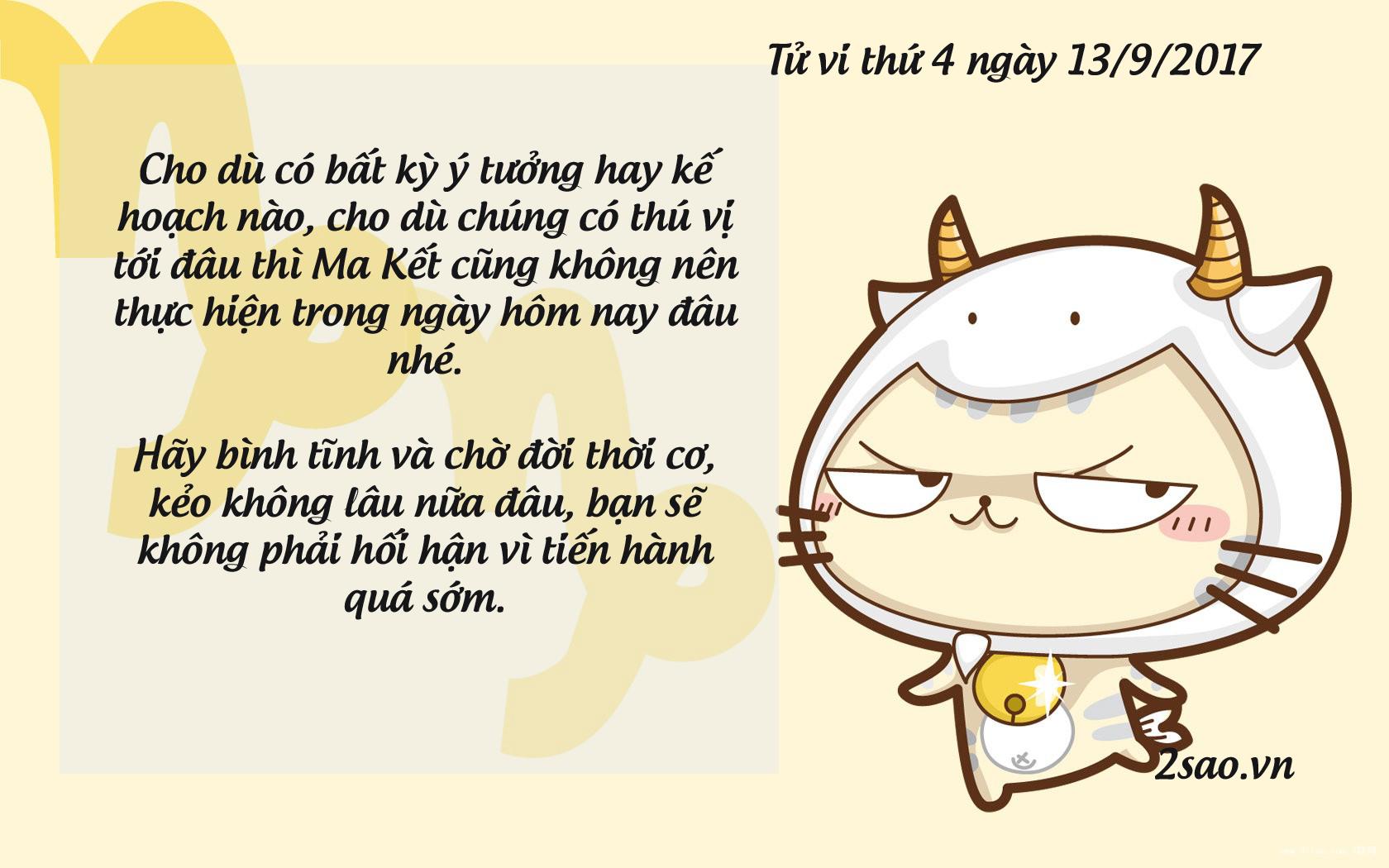 Tử vi thứ 4 ngày 13/9/2017 của 12 cung hoàng đạo-10