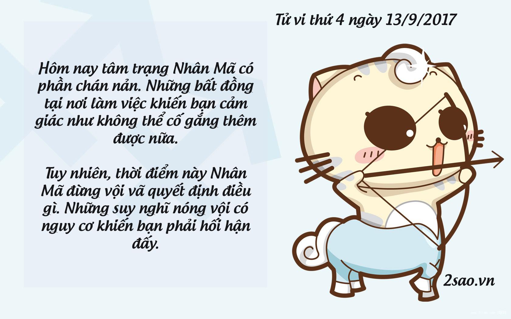 Tử vi thứ 4 ngày 13/9/2017 của 12 cung hoàng đạo-9