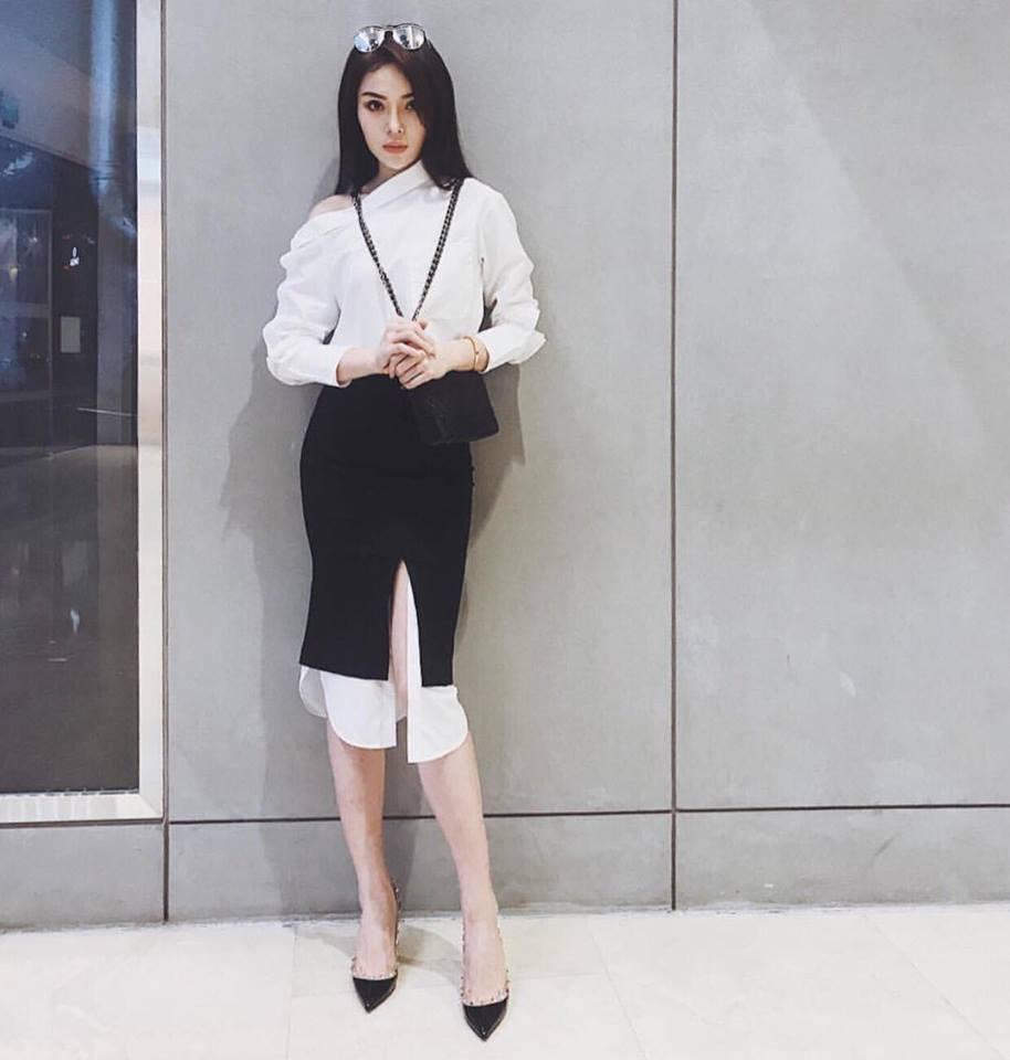 Cứ đen - trắng mà diện, street style của Kỳ Duyên vươn lên top sao mặc đẹp nhất tuần này-2