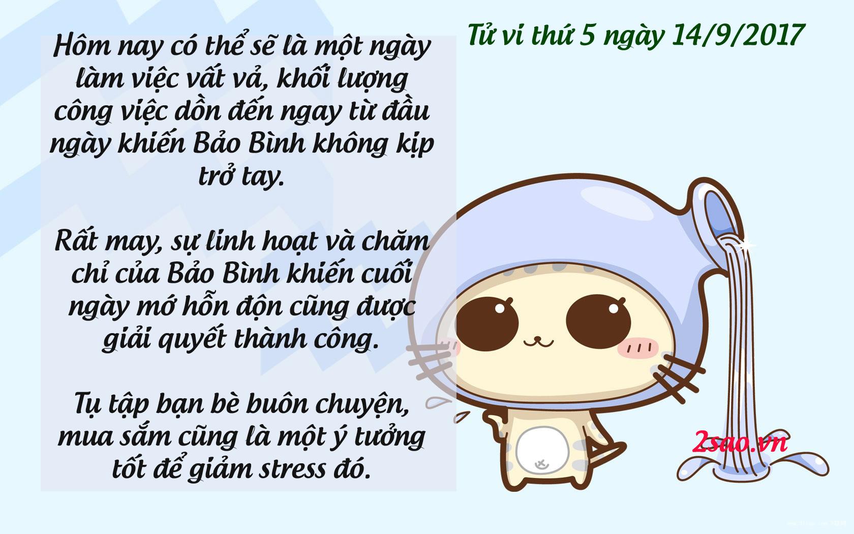 Tử vi thứ 5 ngày 14/9/2017 của 12 cung hoàng đạo-11