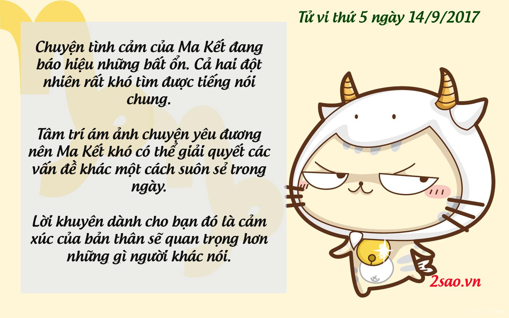 Tử vi thứ 5 ngày 14/9/2017 của 12 cung hoàng đạo-10