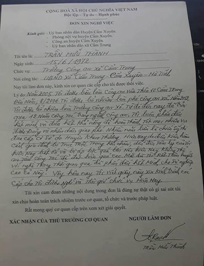 Trưởng công an xã xin nghỉ việc để làm phụ xe container vì thu nhập chỉ 3,1 triệu/tháng-1