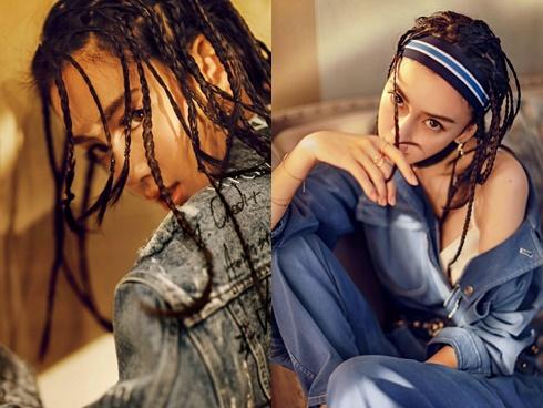 Chán hình ảnh 'ngọc nữ', Angela Baby phá cách với gu thời trang hip hop cá tính