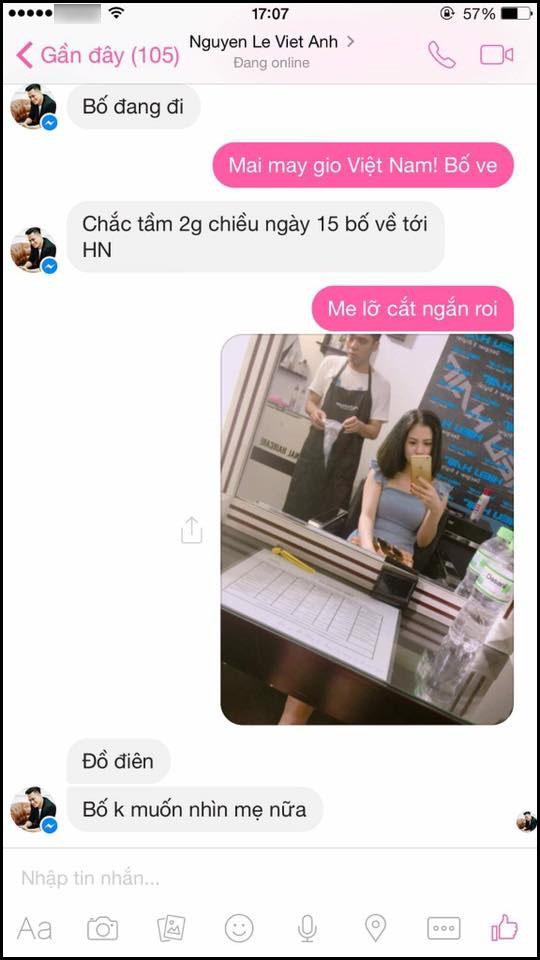 Việt Anh buốt ruột khi vợ báo tin cắt phăng mái tóc dài nuôi suốt 10 năm-3