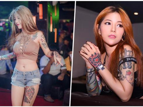 Hình xăm và đường cong của cô gái này khiến bao người mê mẩn
