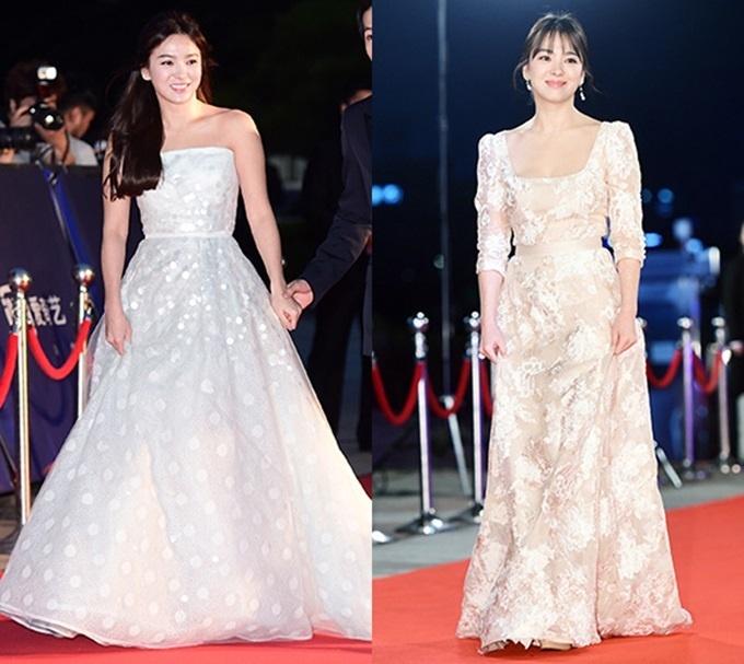 Loạt váy cưới đẹp lộng lẫy của Song Hye Kyo khiến fan phát sốt-1