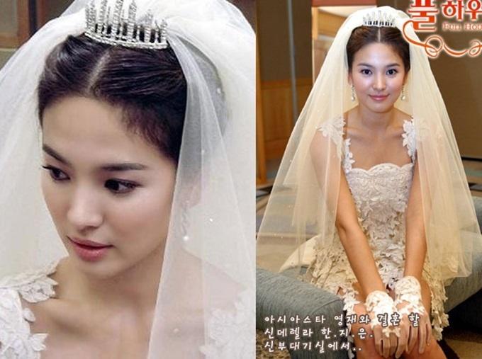 Loạt váy cưới đẹp lộng lẫy của Song Hye Kyo khiến fan phát sốt-2