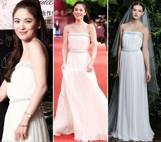 Loạt váy cưới đẹp lộng lẫy của Song Hye Kyo khiến fan phát sốt-5