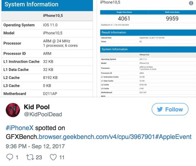 Lộ hiệu năng của iPhone X mạnh hơn cả laptop?-1