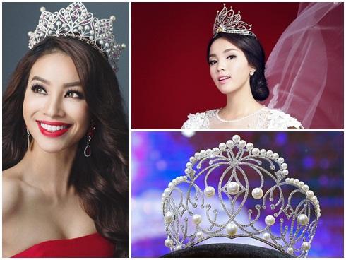 Những chiếc vương miện 'đắt xắt ra miếng' của dàn hoa hậu Việt Nam