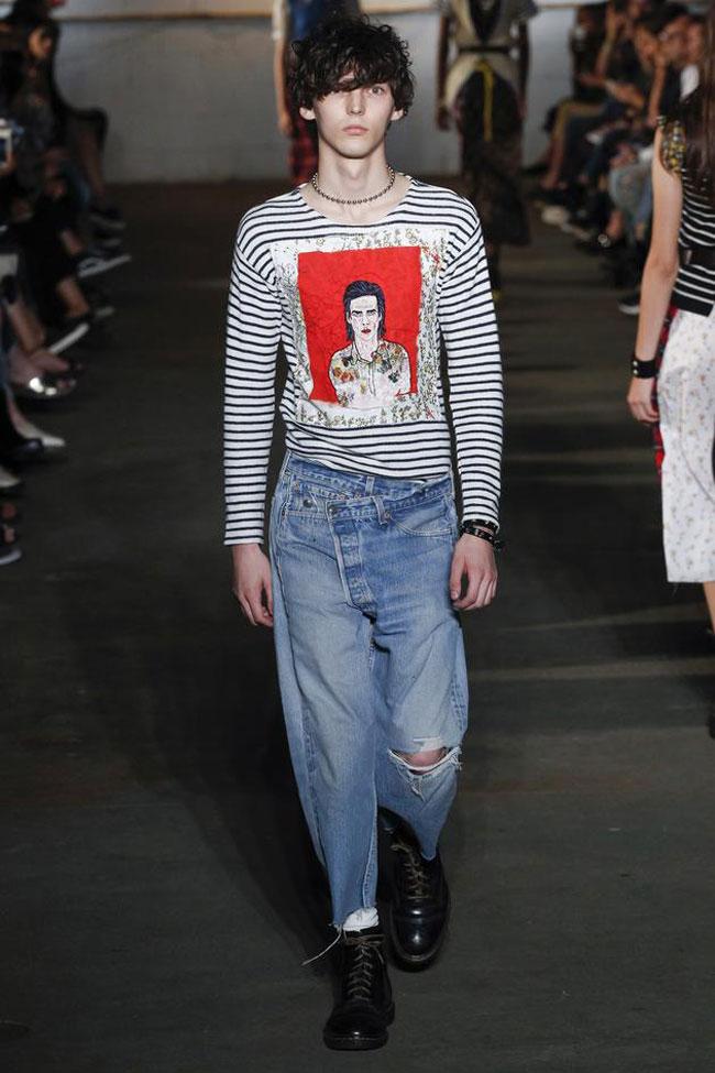 Tưởng ăn mặc cẩu thả nhưng hóa ra đây là mốt mới của áo khoác denim-6