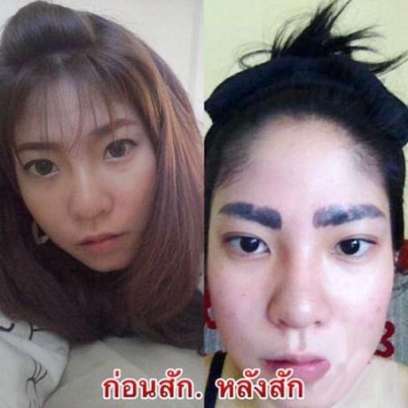 Những thảm họa khi phun xăm lông mày khiến bạn cười ra nước mắt-1