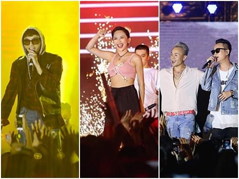 Hoàng Touliver đứng một góc chăm chú theo dõi Tóc Tiên duyệt chương trình-10