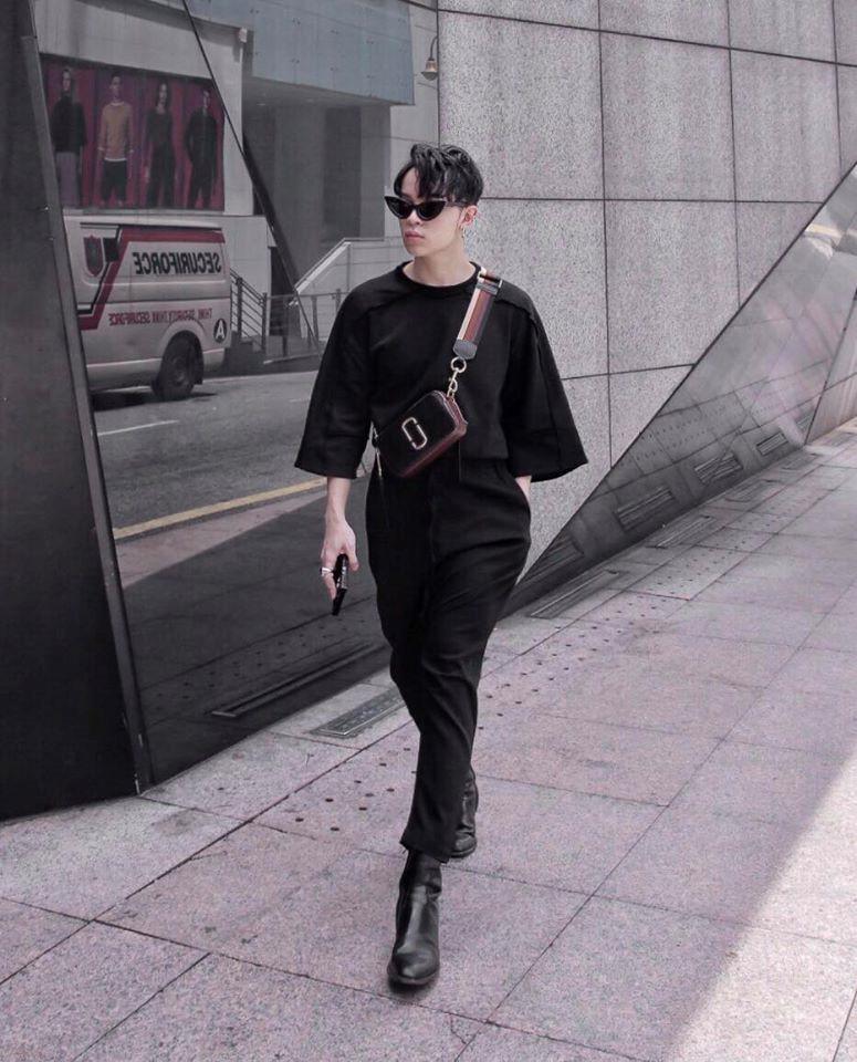 Hoàng Ku, Kelbin Lei đam mê túi xách đeo chéo-4