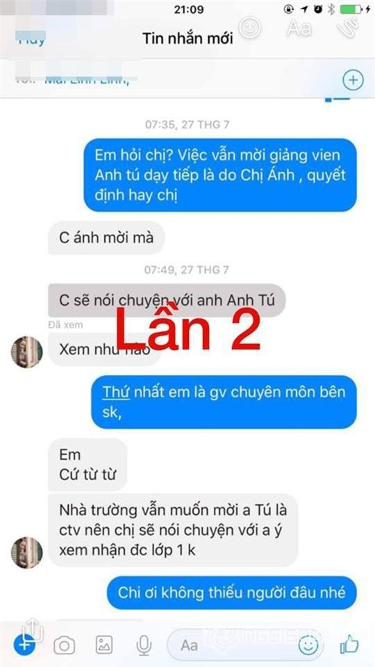 Vợ Xuân Bắc tung bằng chứng tố cáo NSND Anh Tú chèn ép, nhà trường dùng thủ đoạn-10