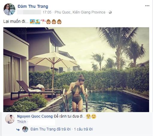 Cường Đô La công khai rủ người tình tin đồn Đàm Thu Trang hẹn hò riêng-1