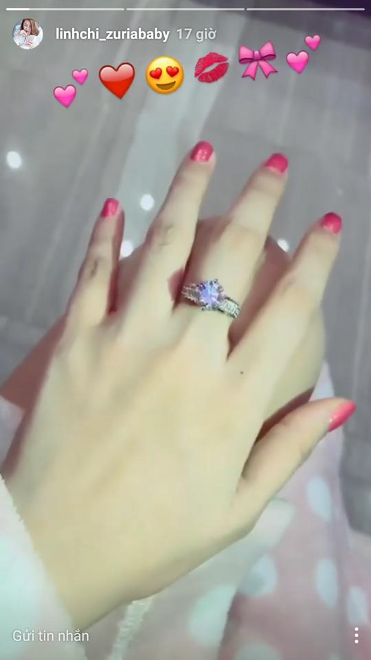 Sau scandal đá Lâm Vinh Hải, Linh Chi khoe nhẫn kim cương 2 tỷ đúng dịp sinh nhật-3