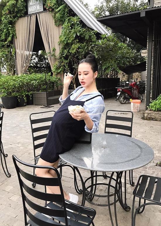 Sau tình một đêm với Hữu Vi, Angela Phương Trinh khoe bụng bầu vượt mặt-3
