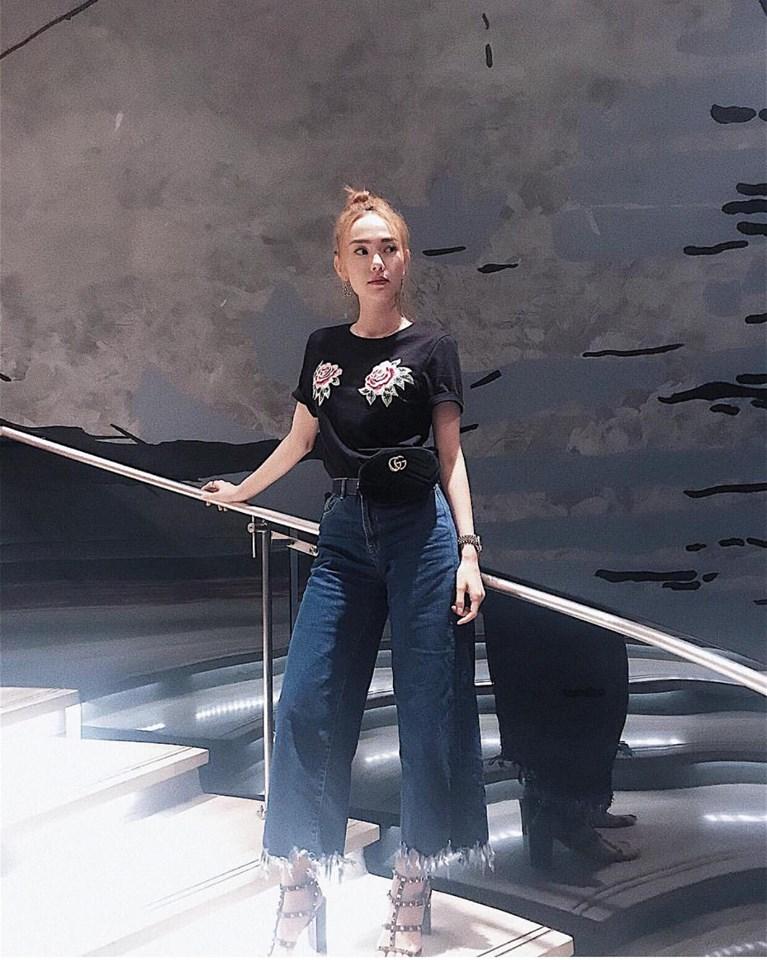Không hẹn mà gặp, Mai Ngô - Minh Tú diện street style với mốt quần xẻ cao chất phát ngất-5