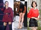 IU diện váy ngắn cũn - Yoona nổi bật nhất street style Hàn tuần qua