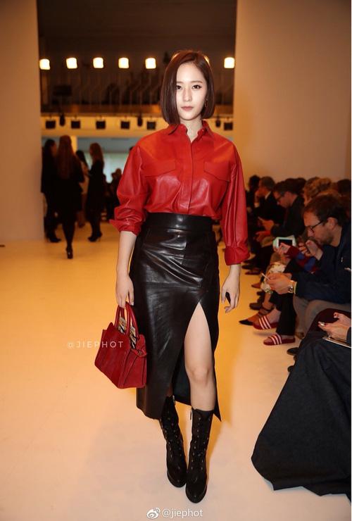 Quá bất ngờ: Krystal đột nhiên cắt phăng mái tóc dài, xuất hiện với tóc bob thời thượng tại Milan Fashion Week-4